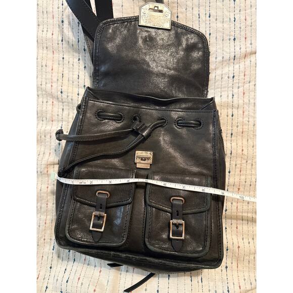 Rag & Bone Field Black Lambskin Leather Backpack main image 5